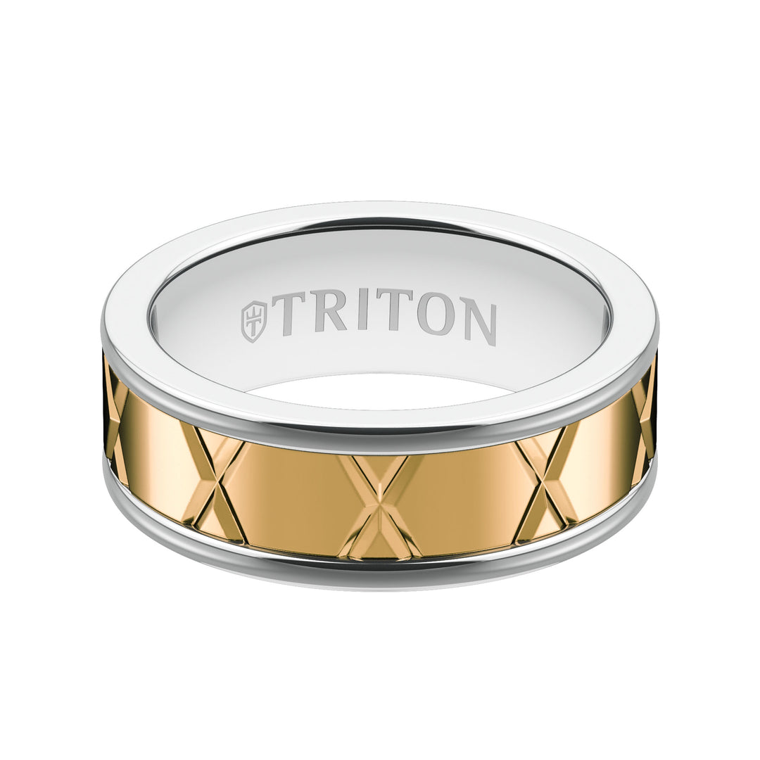 Satin Finish Round Edge Contemporary Wedding Band