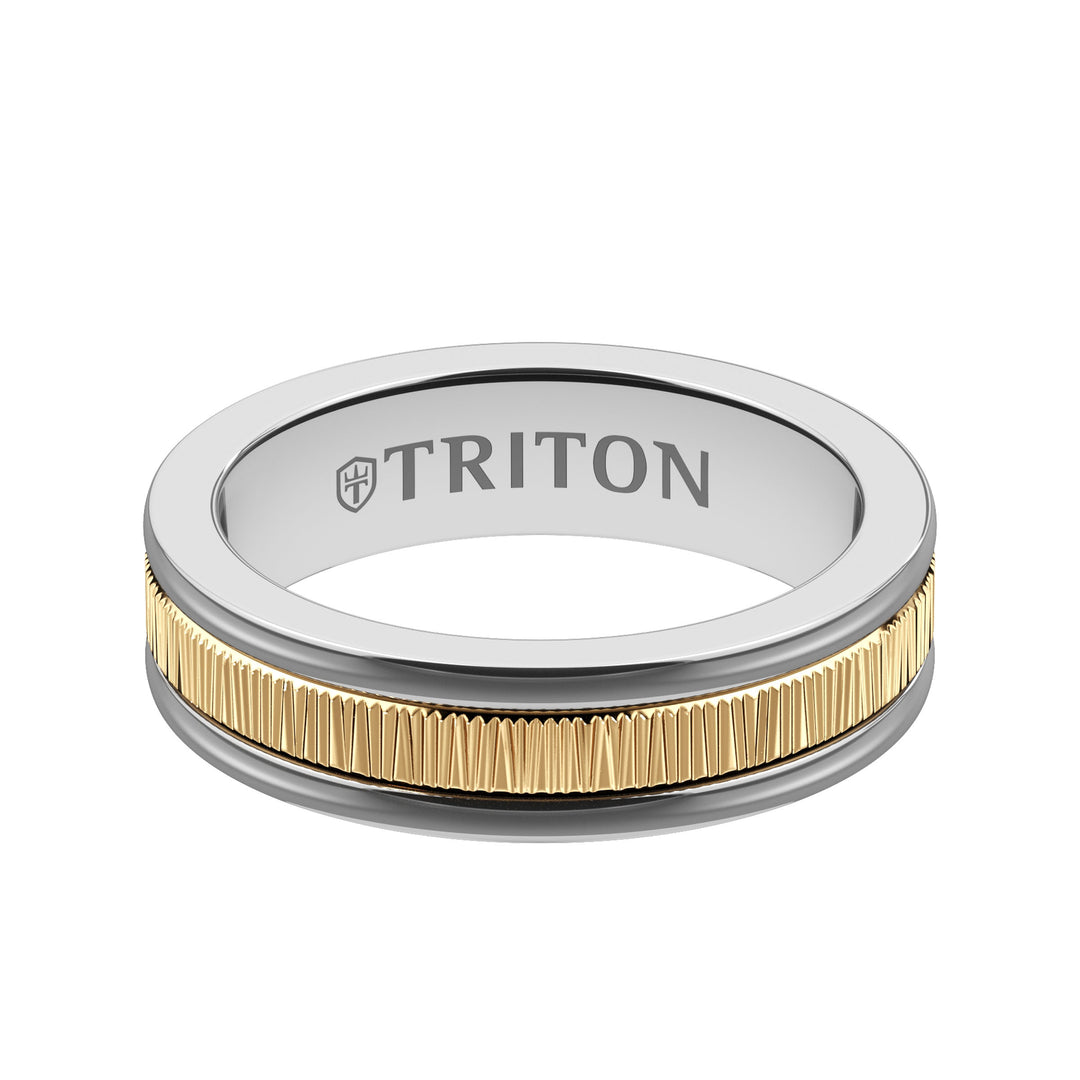 Bright Finish Round Edge Contemporary Wedding Band