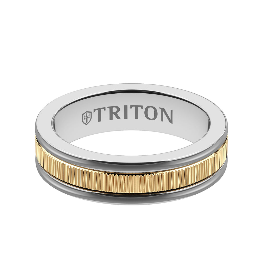 Bright Finish Round Edge Contemporary Wedding Band