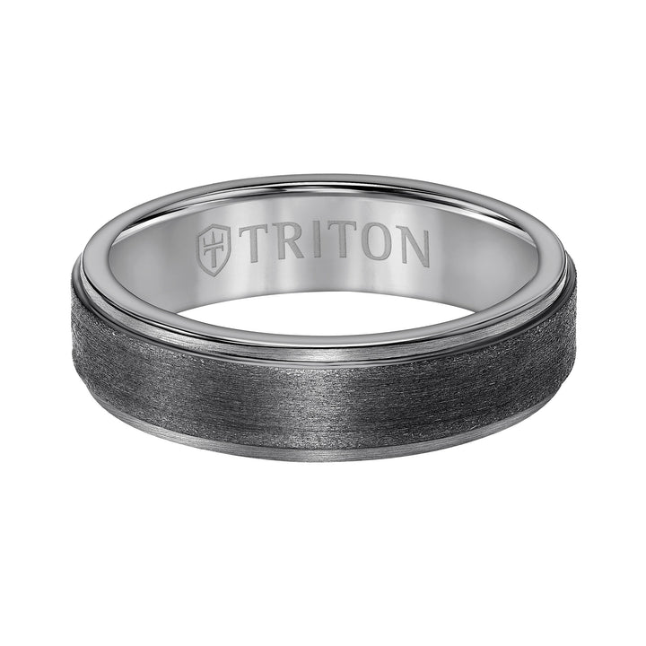 6MM Tantalum Ring - Satin Finish and Step Edge