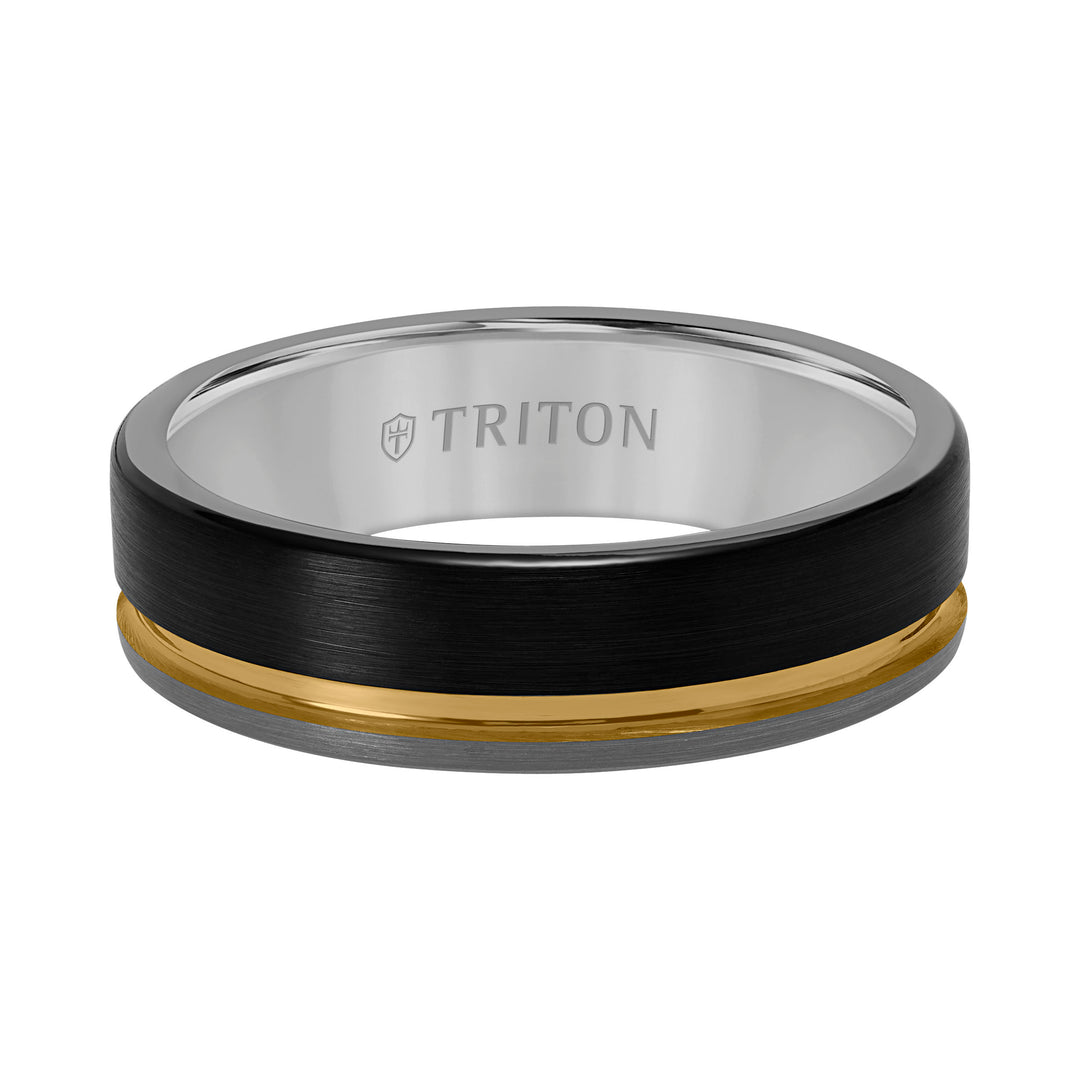 6.5MM Tungsten Carbide Ring with Brushed Finish