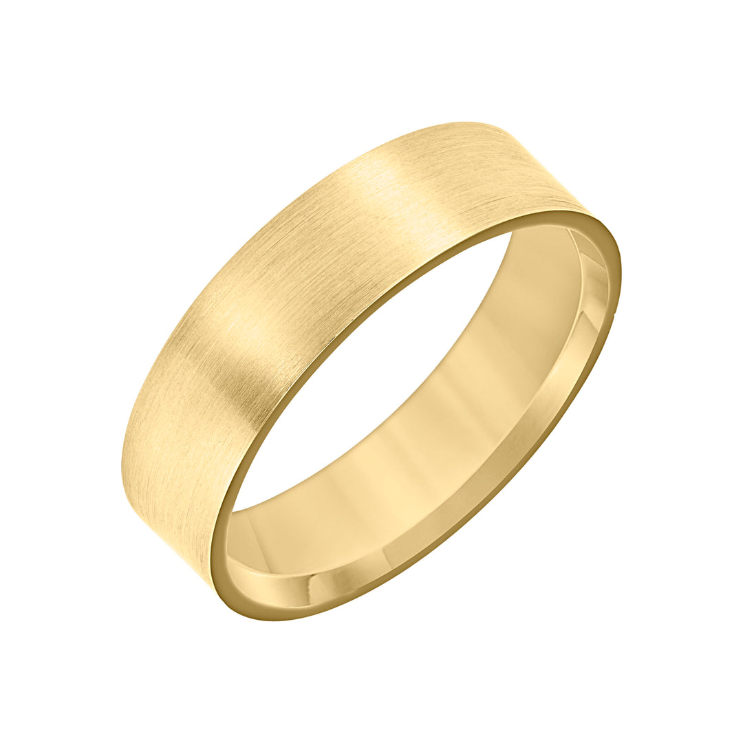 11-9182Y6-G.00 - Goldman - Carved Wedding Band