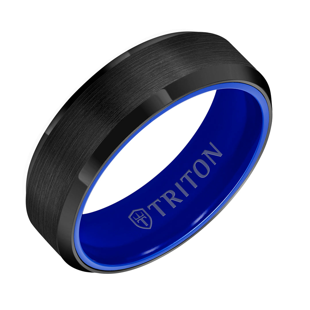 11-RAW0126BCE-G.00 - Goldman - Triton Raw Ceramic Bevel Edge Ring