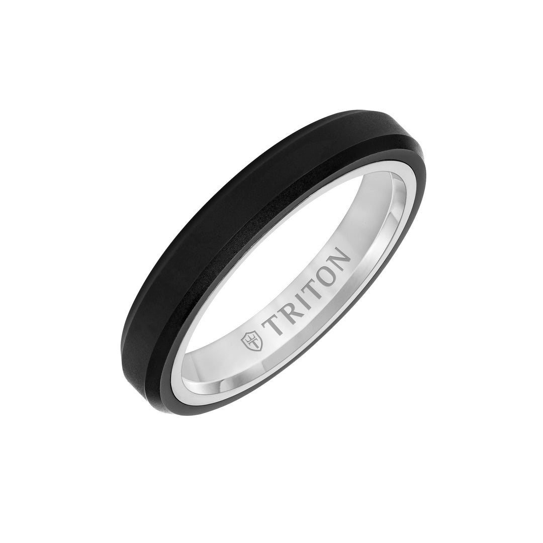 Triton Raw 14K Yellow Gold Bevel Edge Ring