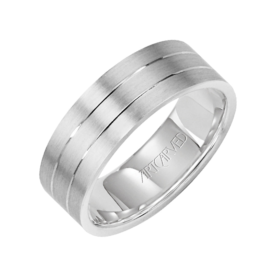 11-WV7357W-G.00 - Goldman - Comfort Fit, engraved wedding band
