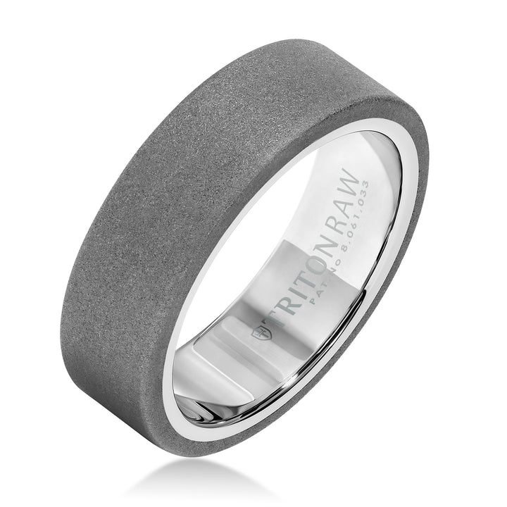 RAW SHINE - Flat profile with raw matte finish & high shine black nano-tech coating inside, 7MM