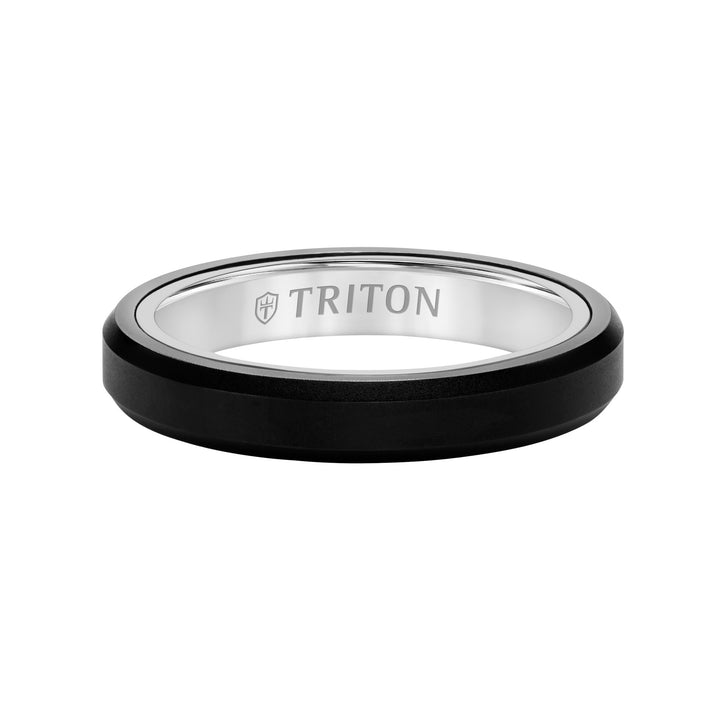 Triton Raw 14K Yellow Gold Bevel Edge Ring