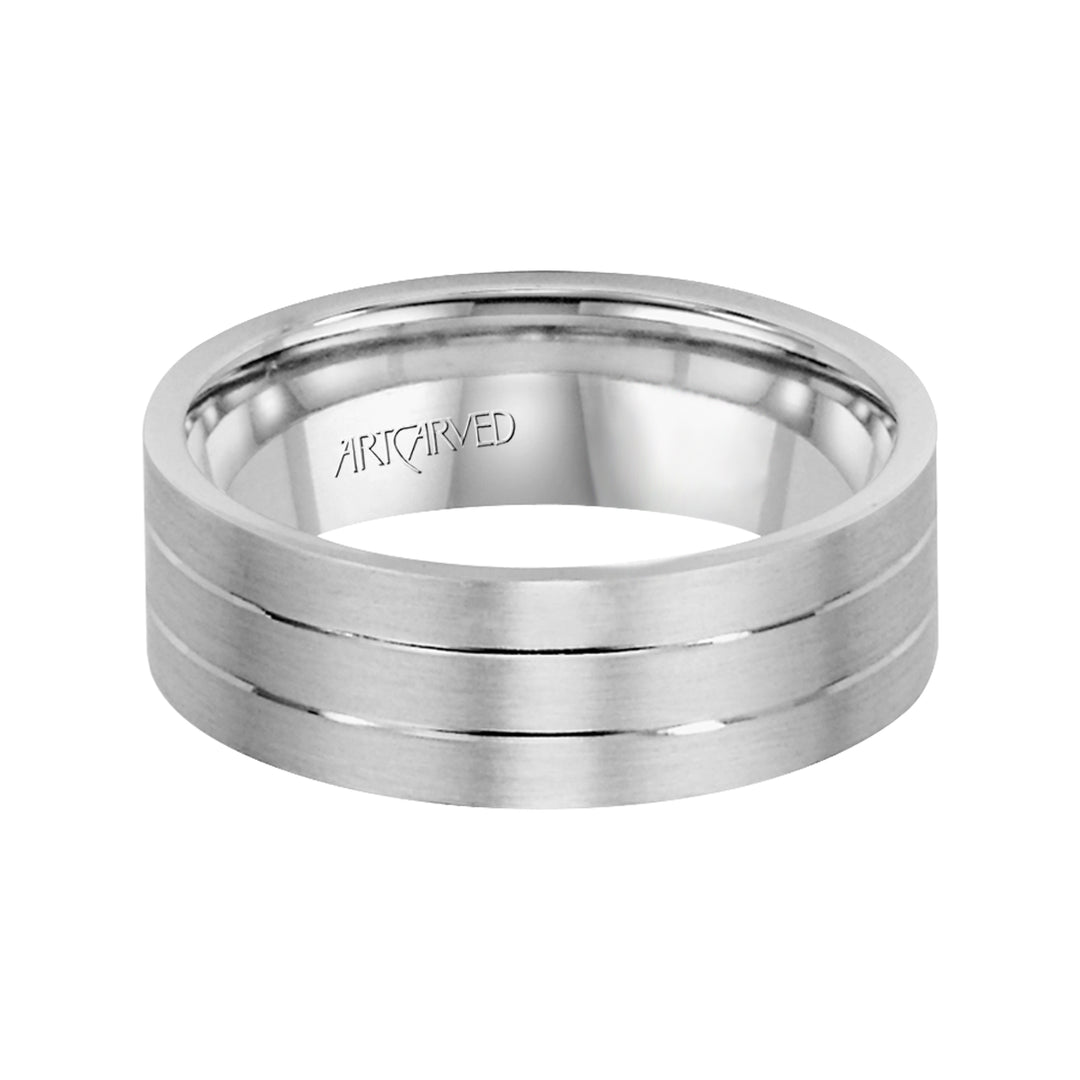11-WV7357-G - ARTCARVED - Comfort Fit, engraved wedding band