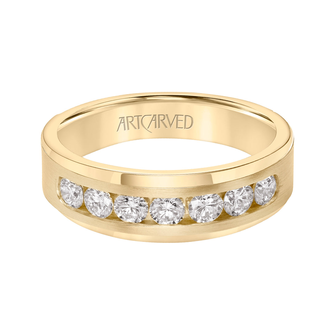 21-V8968Y75-G.00 - ARTCARVED - 1.0ct tw channel set diamond ring