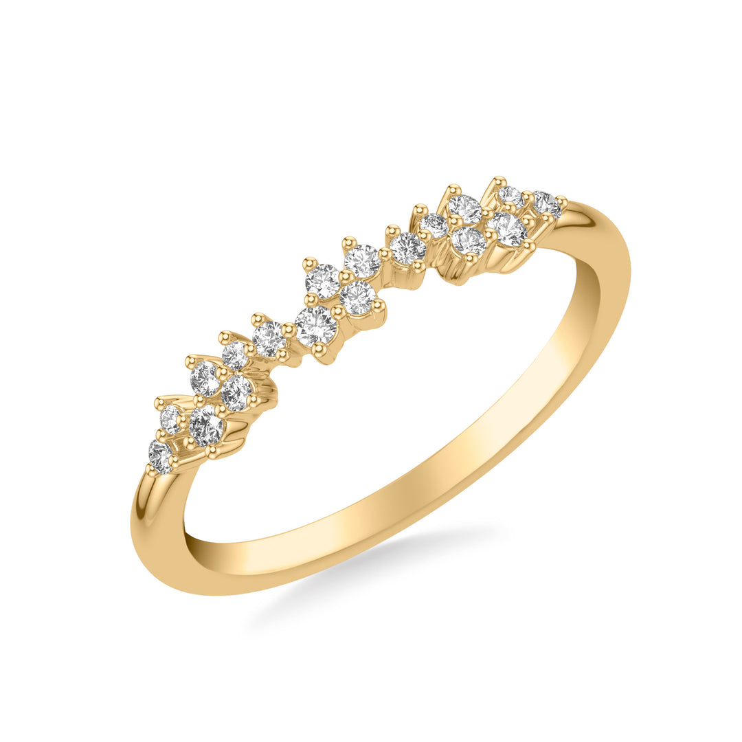 31-12153Y-L.00 - Goldman - Contemporary Wedding Band with Scattered Diamond Accents