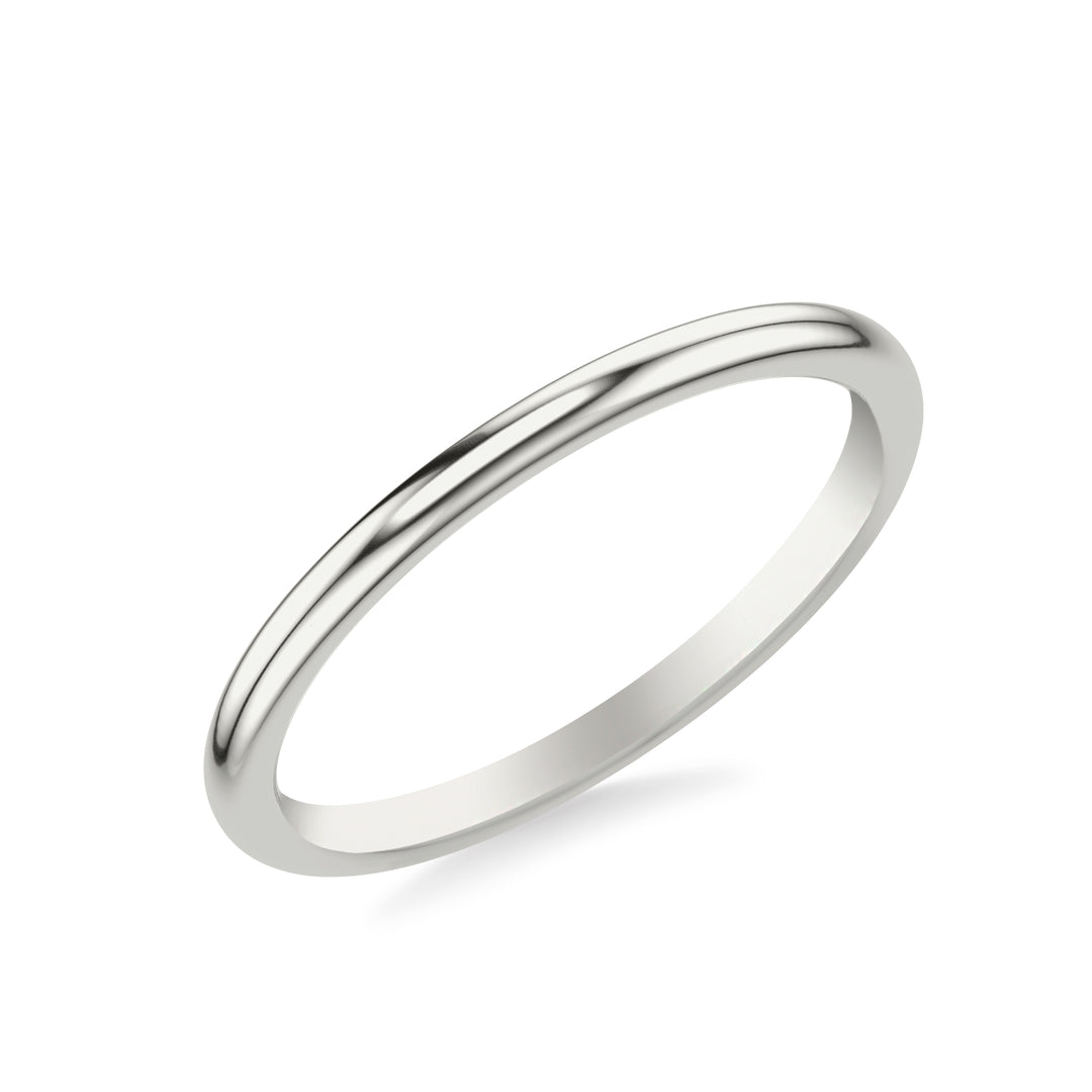 Classic Wedding Band in 14K White Gold