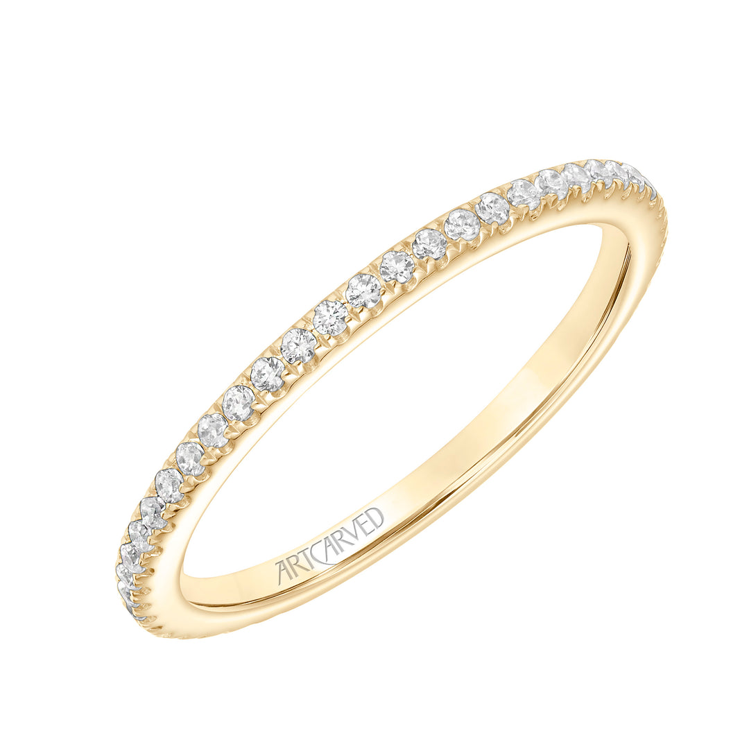 31-V820Y-L.00 - ARTCARVED - Classic Wedding Band with Round Diamonds