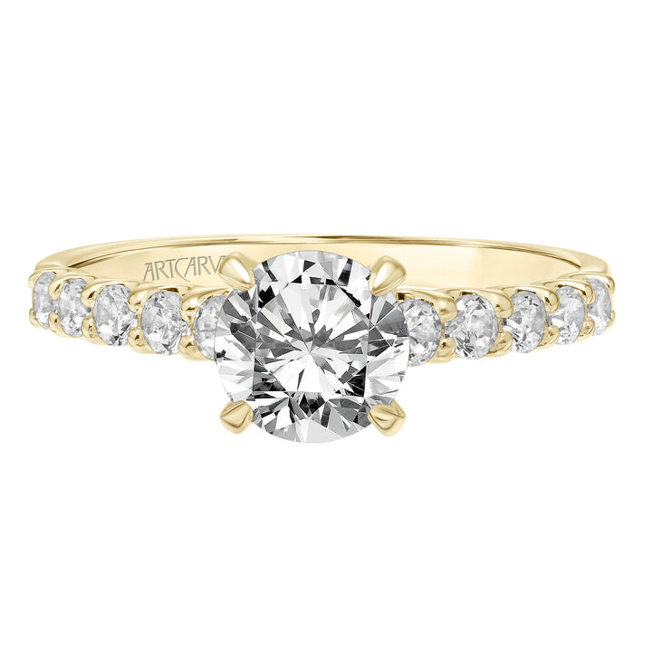 31-V875-E - ARTCARVED - Classic Engagement Ring