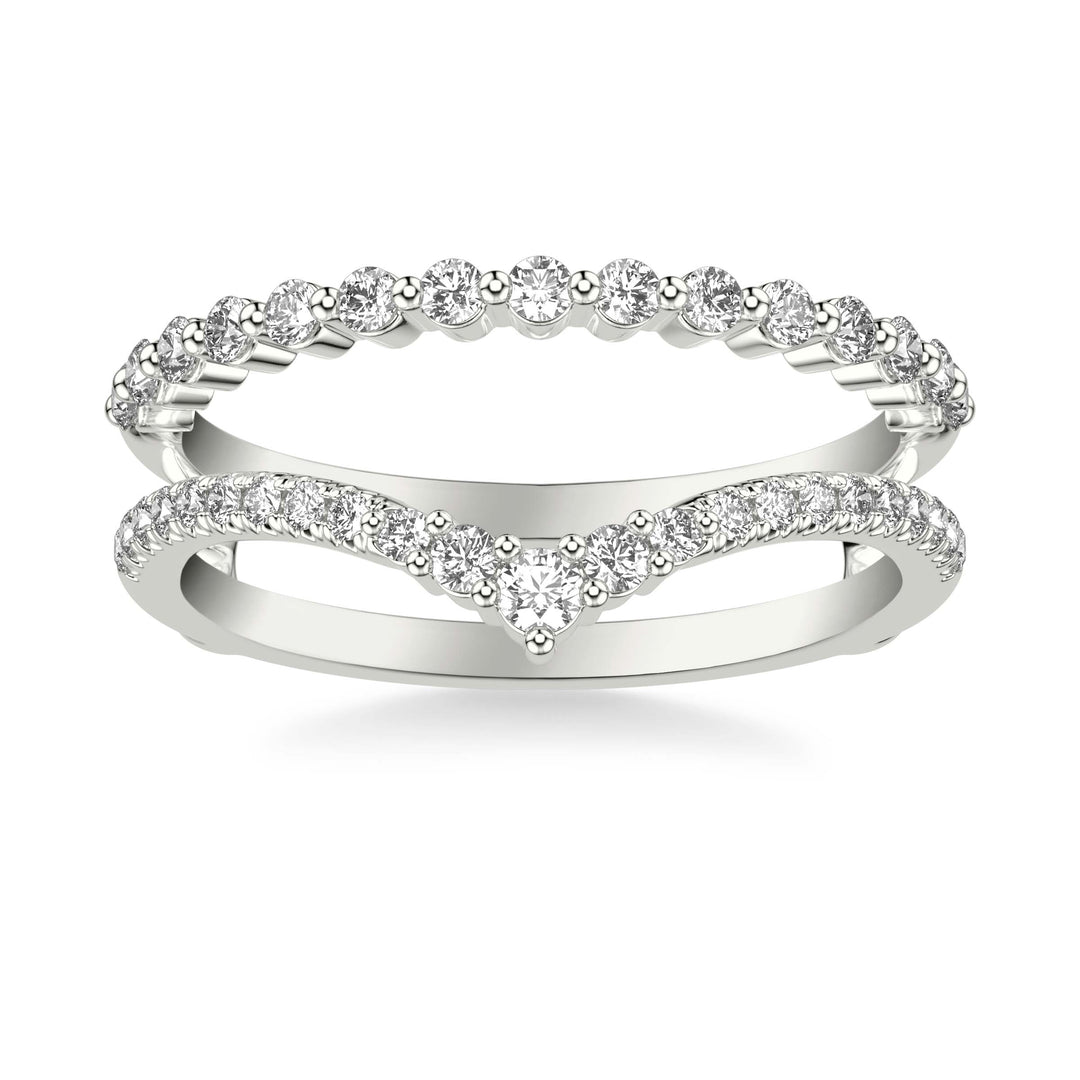 Contemporary Asymmetrical Straight and V-Shape Ring Enhancer