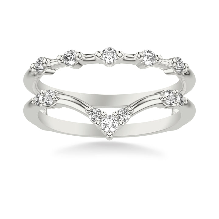 Contemporary Ring Enhancer with Diamonds
