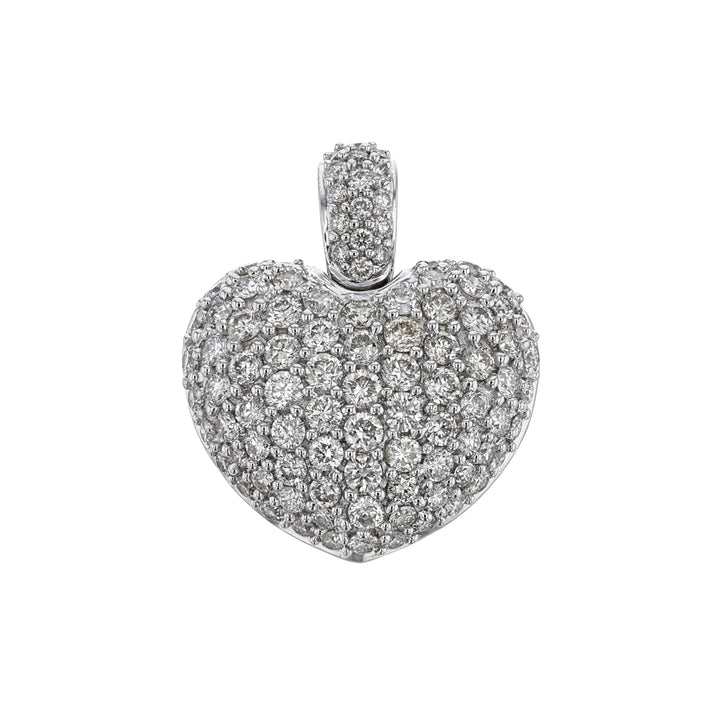 Diamond Heart Pendant, 1.80ct