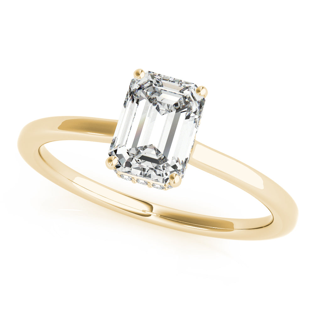 ENGAGEMENT RINGS EMERALD CUT