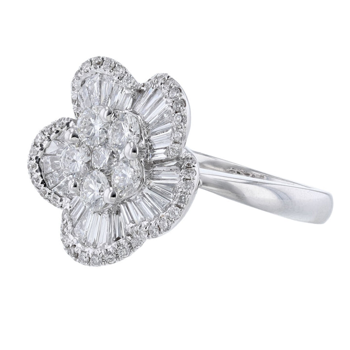Flower Diamond Cocktail Ring, 2.00ct.
