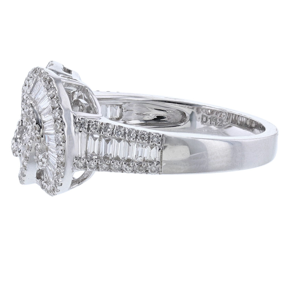 Crossover Circles Diamond Cocktail Ring