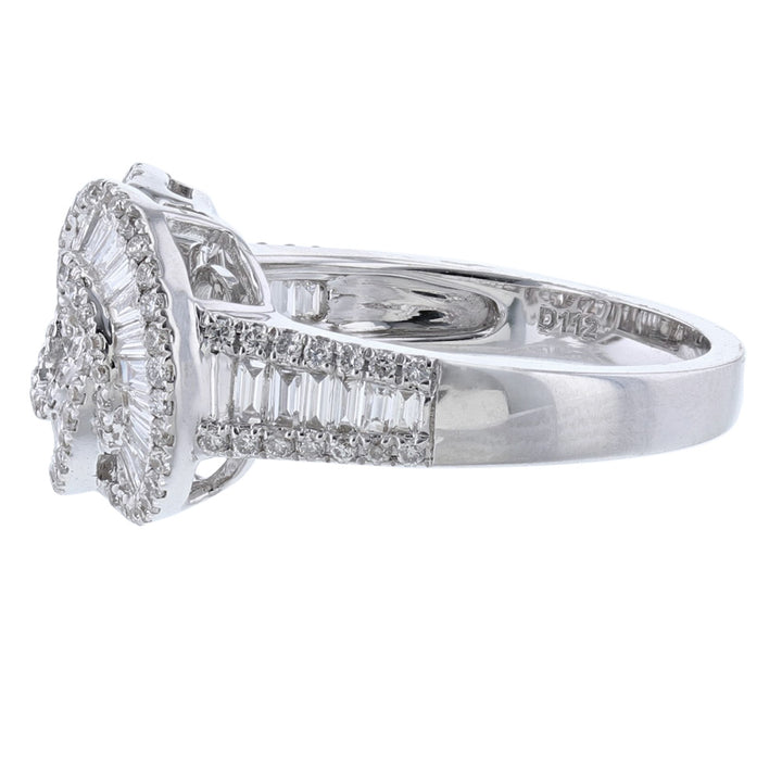 Crossover Circles Diamond Cocktail Ring