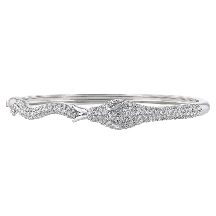 Diamond Snake Bangle, 2.13ct.