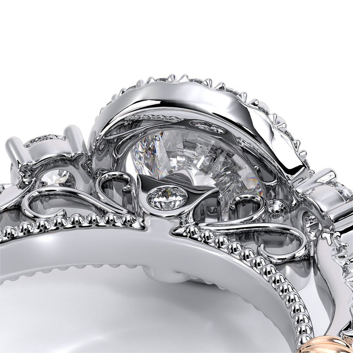 Parisian Pave' Round Halo Diamond Ring