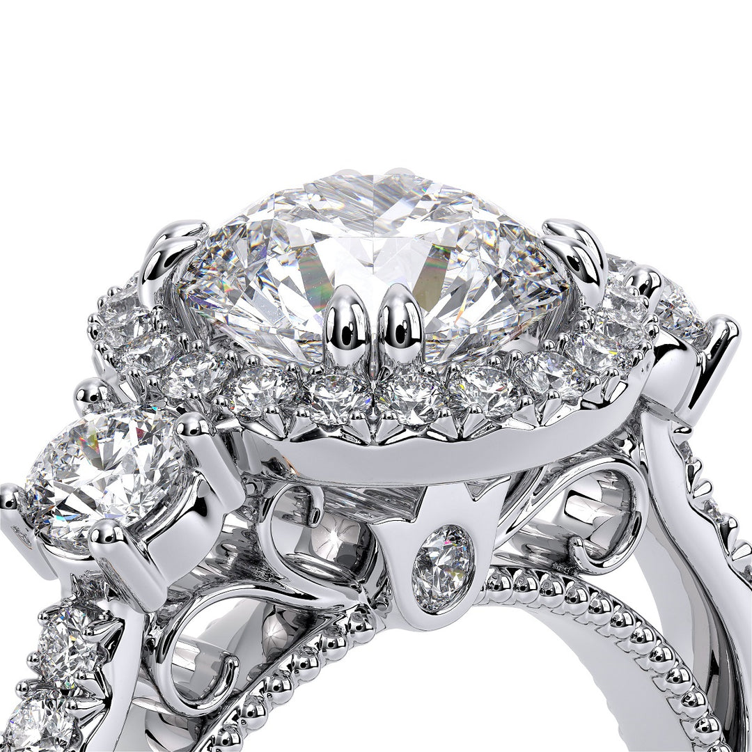 Insignia Oval Diamond Tiara Engagement Ring