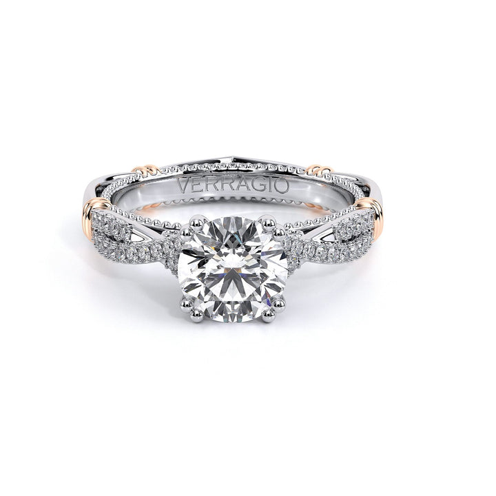 Parisian Lace Wrapped Engagement Ring
