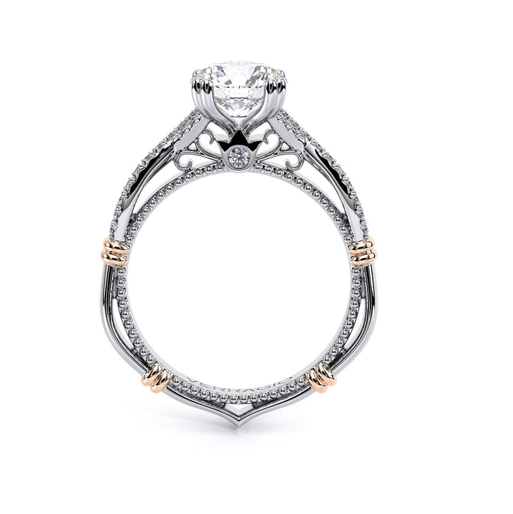 Parisian Lace Wrapped Engagement Ring