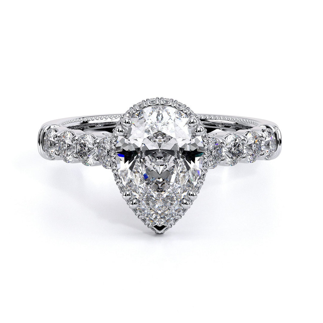 Insignia Pear Diamond Engagement Ring