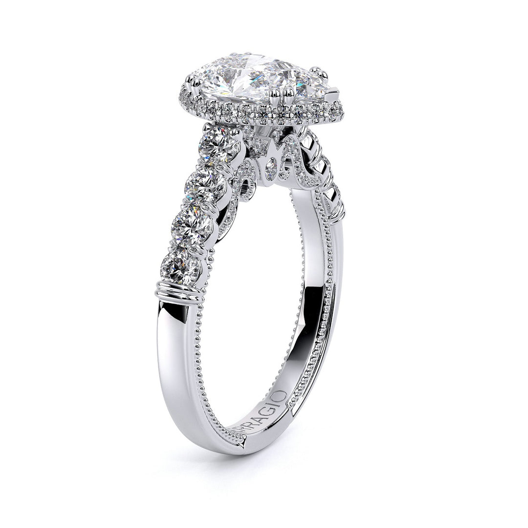 Insignia Pear Diamond Engagement Ring