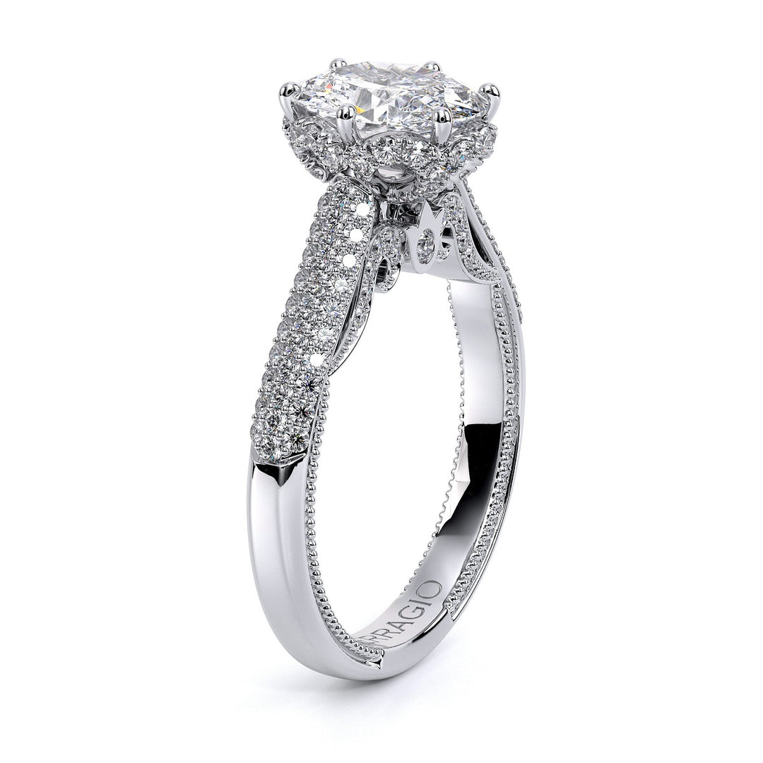 Insignia Oval Diamond Tiara Engagement Ring