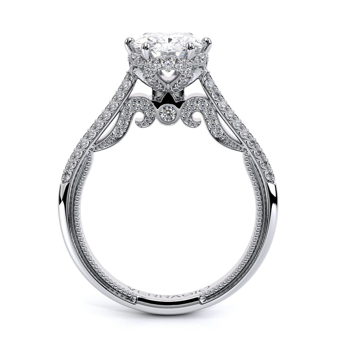 Insignia Oval Diamond Tiara Engagement Ring