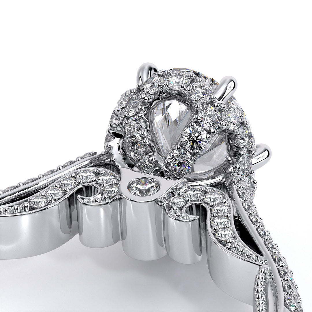 Insignia Oval Diamond Tiara Engagement Ring