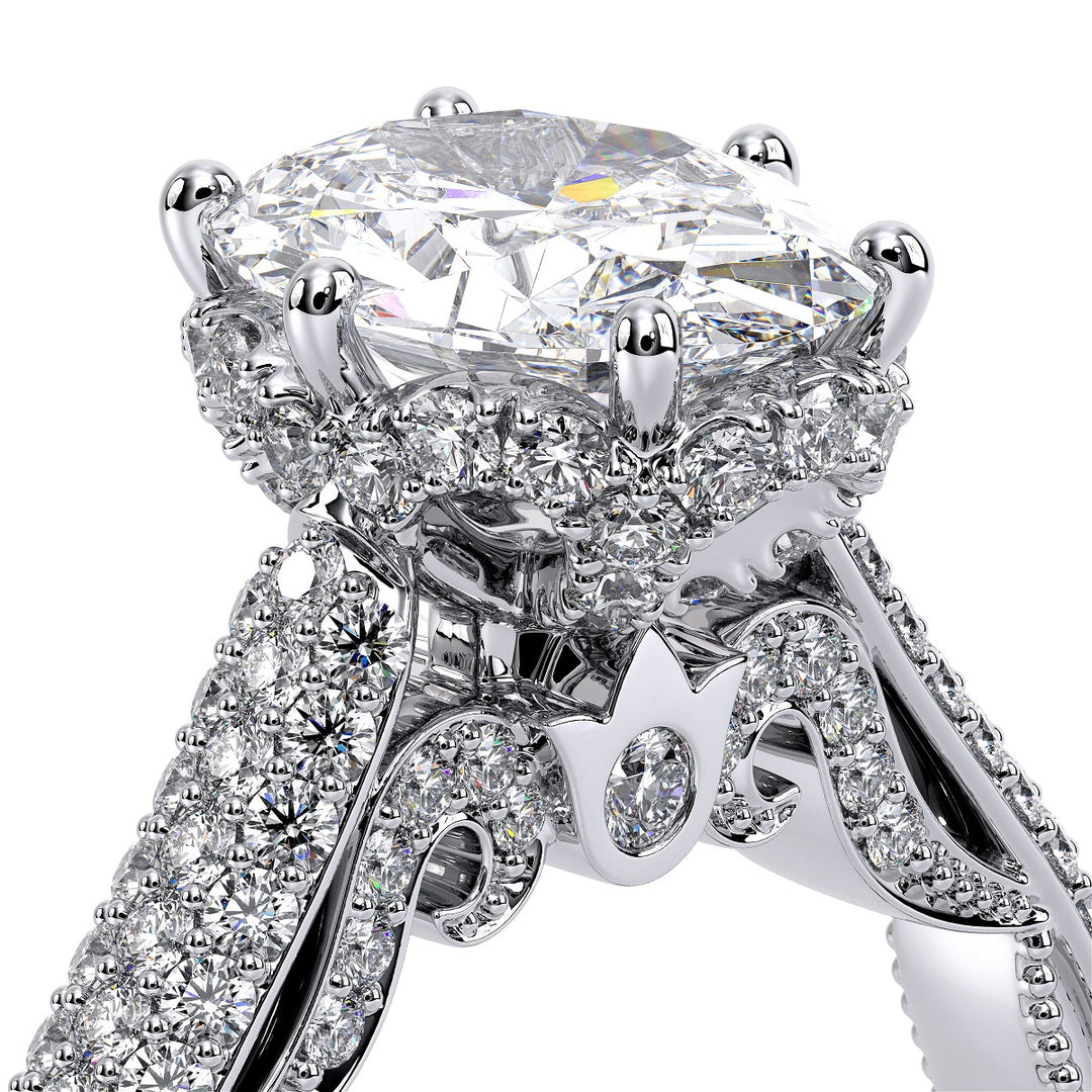 Insignia Oval Diamond Tiara Engagement Ring