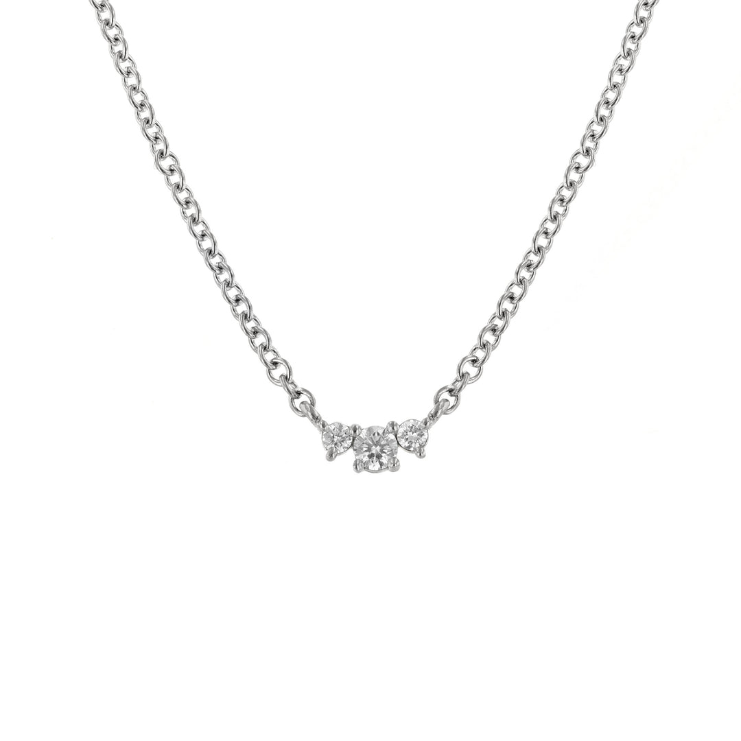 Past Present & Future Diamond Necklace, Mini