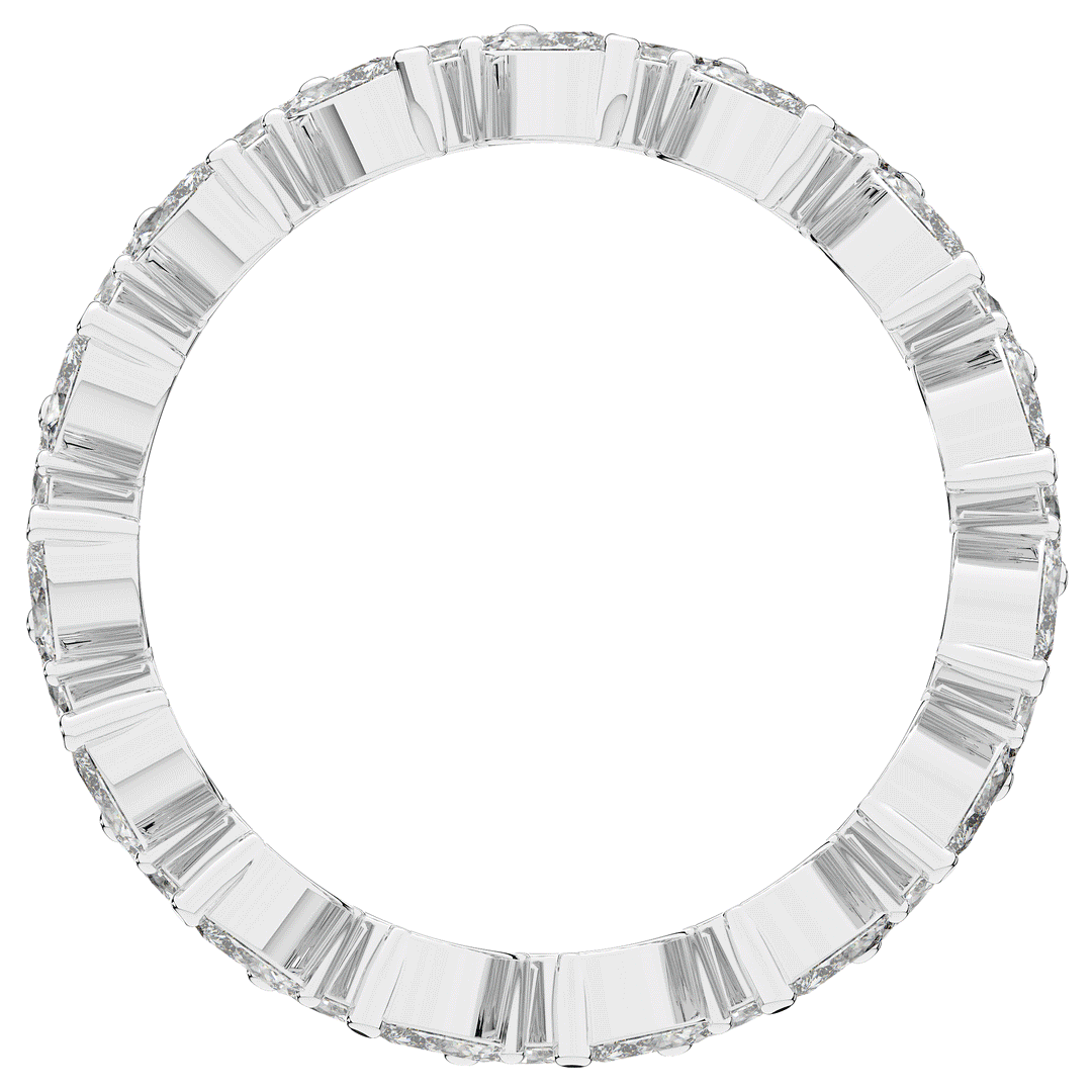 1.30CT.TW MARQUISE LAB DIAMOND ETERNITY WEDDING BAND - Nazarelle