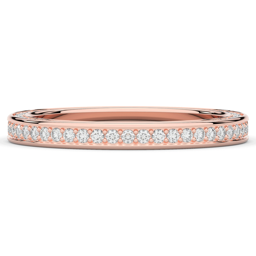 0.60CT.TW ROUND LAB DIAMOND ETERNITY WEDDING BAND - Nazarelle