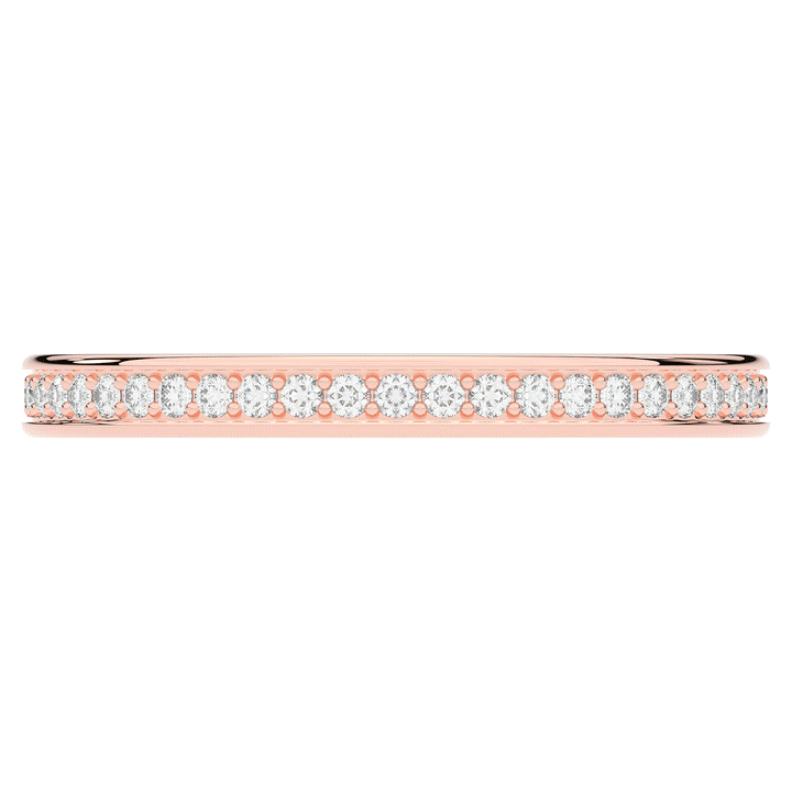 0.60CT.TW ROUND LAB DIAMOND ETERNITY WEDDING BAND - Nazarelle