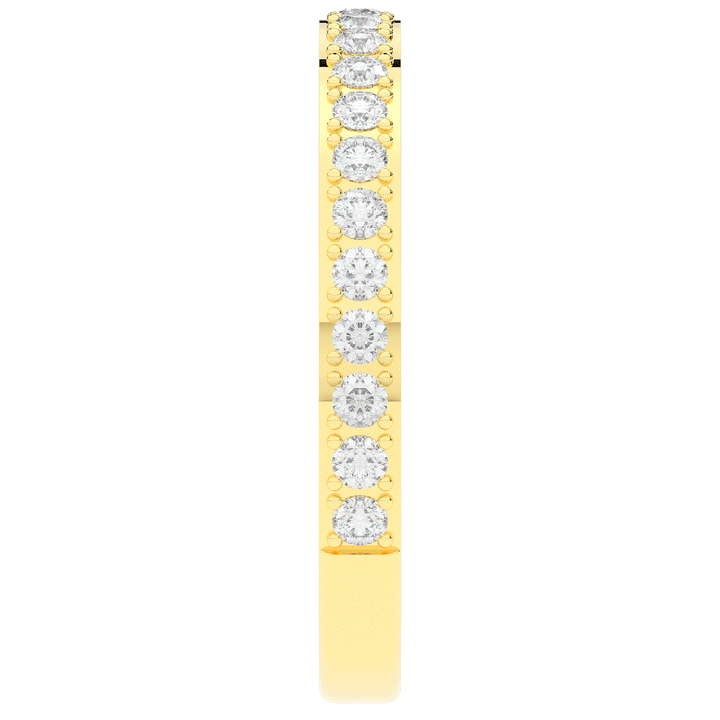 0.35CT.TW ROUND LAB DIAMOND WEDDING BAND - Nazarelle
