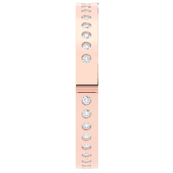 4.50CT.TW ROUND LAB DIAMOND ETERNITY BEZEL SET BANGLE - Nazarelle