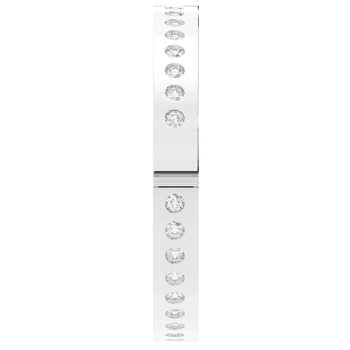4.50CT.TW ROUND LAB DIAMOND ETERNITY BEZEL SET BANGLE - Nazarelle