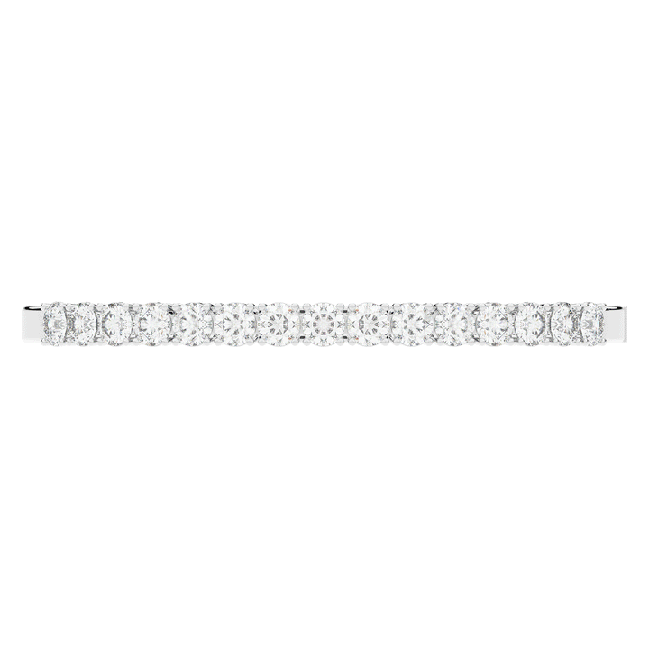 4.70CT.TW ROUND LAB DIAMOND BANGLE - Nazarelle