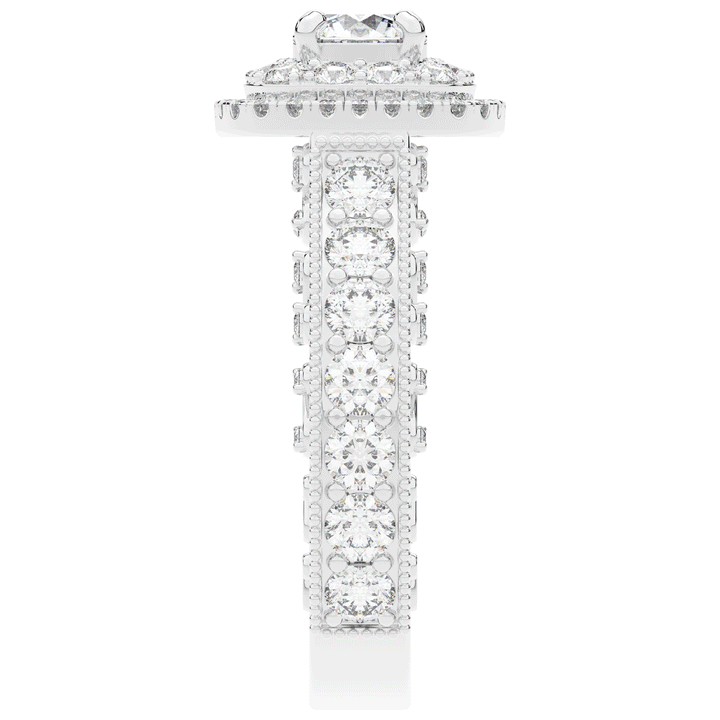 2.30CT.TW ROUND LAB DIAMOND ENGAGEMENT RING - Nazarelle