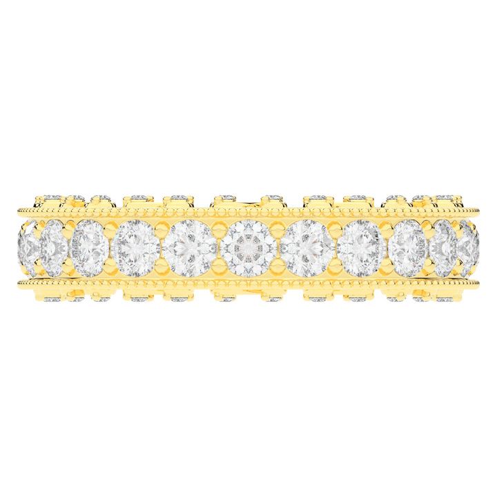 1.45CT.TW ROUND LAB DIAMOND WEDDING BAND - Nazarelle