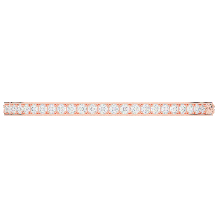 5.10CT.TW ROUND LAB DIAMOND BANGLE - Nazarelle