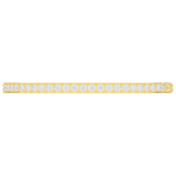 5.10CT.TW ROUND LAB DIAMOND BANGLE - Nazarelle