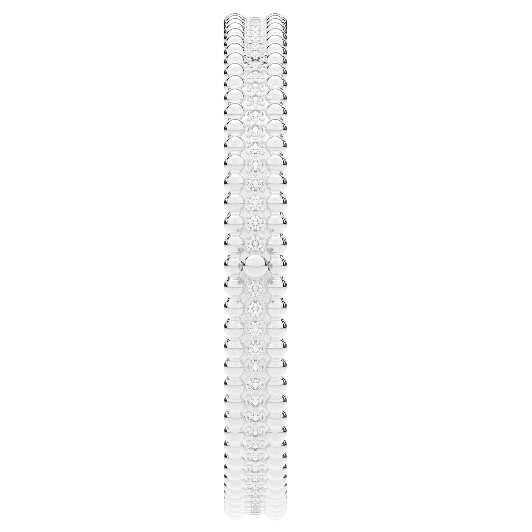 1.20CT.TW ROUND LAB DIAMOND ETERNITY BANGLE - Nazarelle