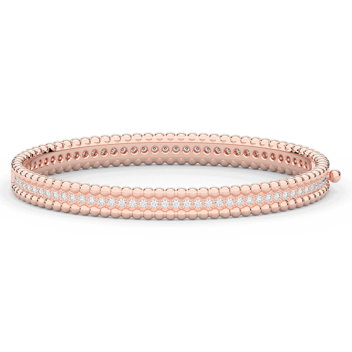 1.20CT.TW ROUND LAB DIAMOND ETERNITY BANGLE - Nazarelle