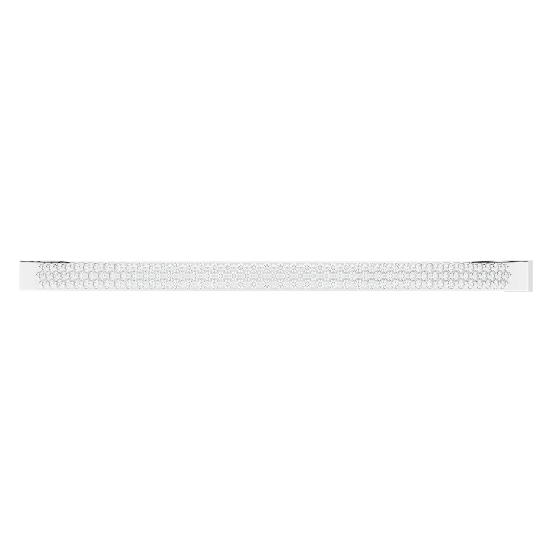 0.75CT.TW 3 ROW ROUND LAB DIAMOND  BANGLE - Nazarelle